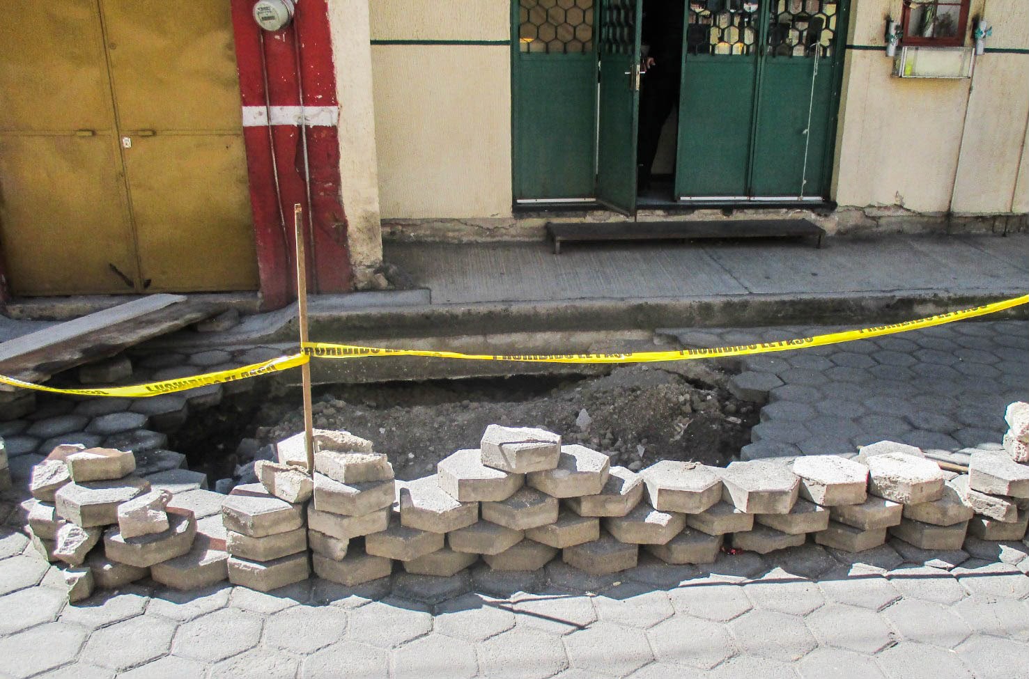 Gobierno de Chiautempan intervendrá la calle Unión Sur para atender hundimiento